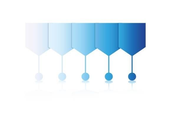 Blue Process Diagram Chart Infographic
