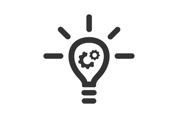 Brainstorming Icon for Modern Graphics