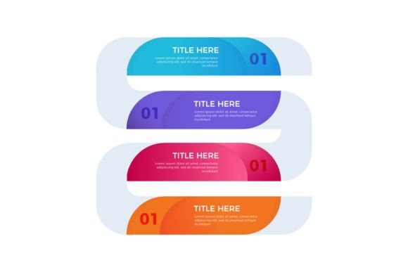 Business Infographic Template Design for Clean Web Content