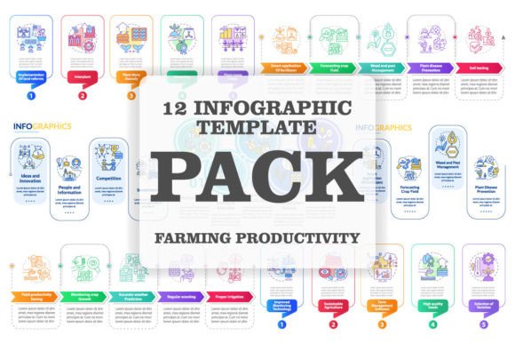 Farming Productivity Graphics Set