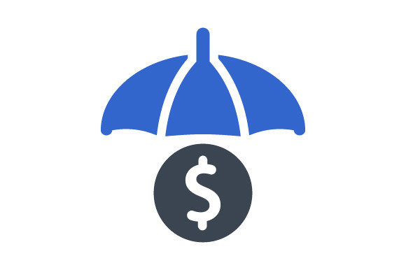 Financial Protection Icon: A Modern Graphic Asset for Content Publishers