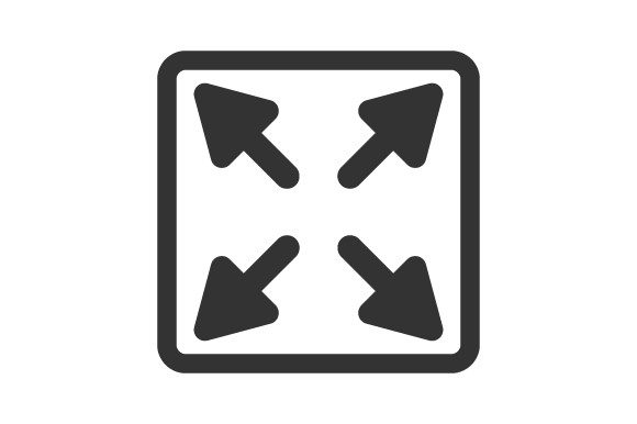 Full Maximize Icon Graphics for Modern Web Design