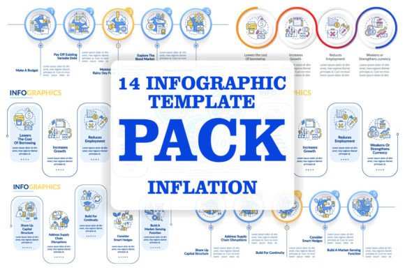 Inflation Infographic Template Set