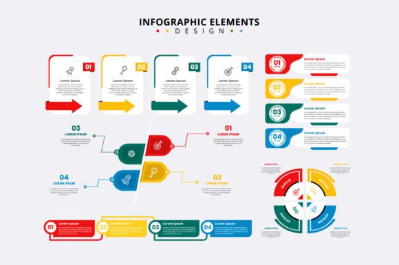 Infographic Elements Collection Graphics