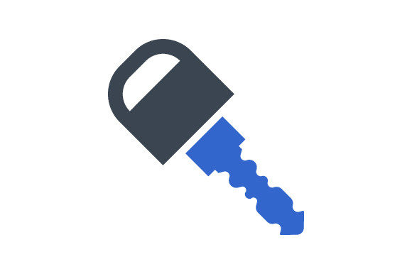 Key, Privacy Icon Graphics for Crafters