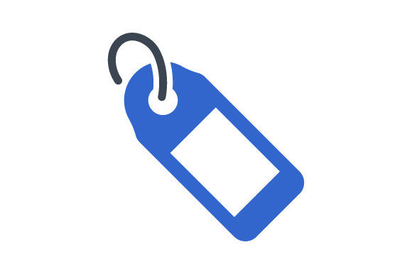 Label Price Tag Icon for Modern Web Design