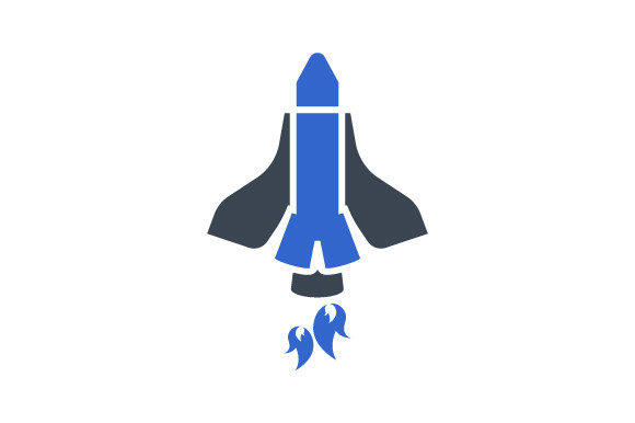 Launch Startup Icon: A Graphic Design Asset for Modern Branding