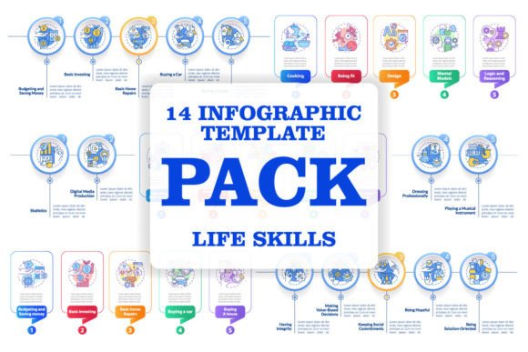 Life Skills Infographic Graphics for Crafters
