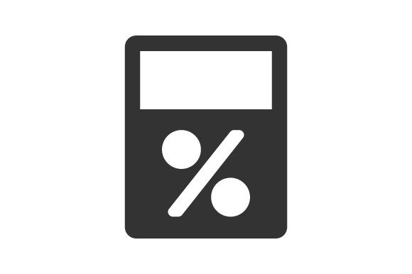 Percentage Calculator Icon Enhances Web Design