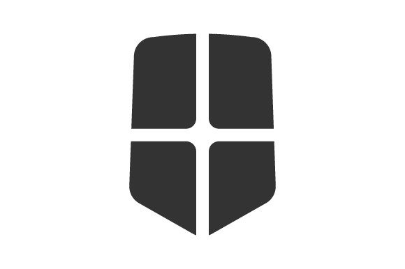 Protection Shield Icon: A Modern Graphic Design Asset for Content Publishers
