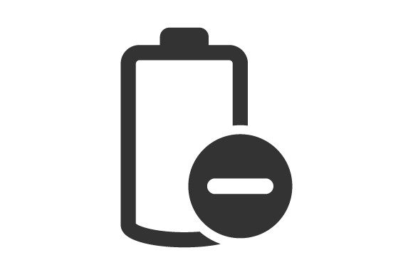 Remove Battery Icon Graphics for Crafters