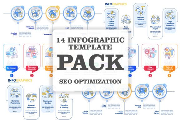 SEO Infographic Graphics for Crafting