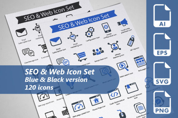 SEO Web Icon Set: A Graphic Designer’s Take on Branding Essentials