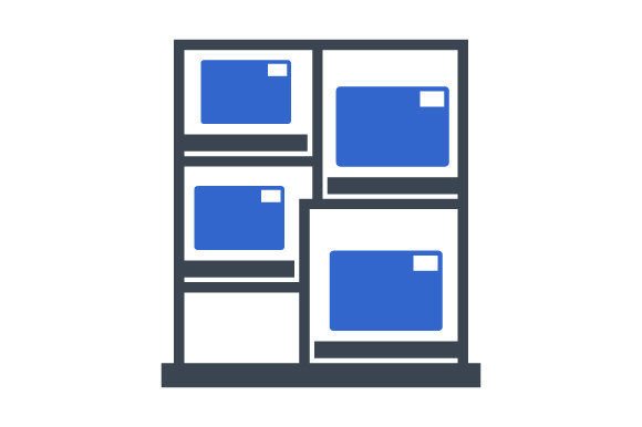 Shelves, Storage Icon Graphics