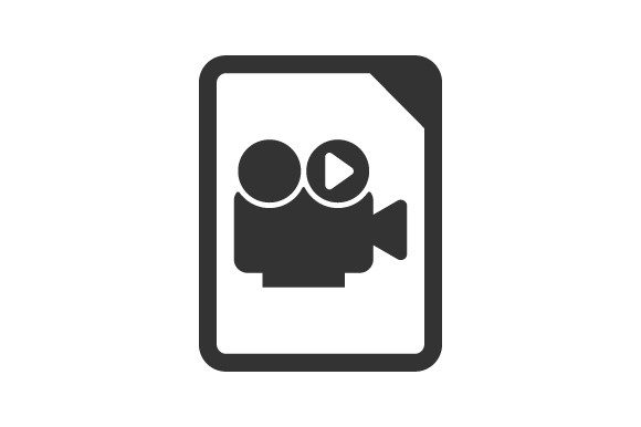 Video Recording File Graphics for Digital Sellers